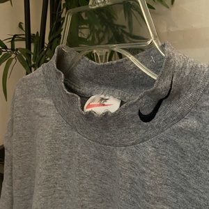 Men's Vintage Nike Mini Swoosh Mock Neck Shirt